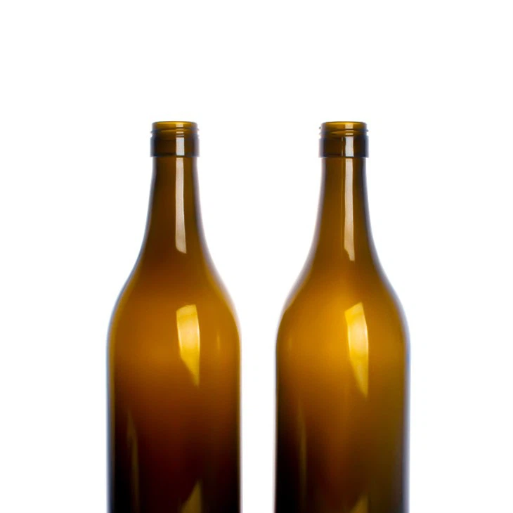 Fľaše na víno s jantárom 750 ml